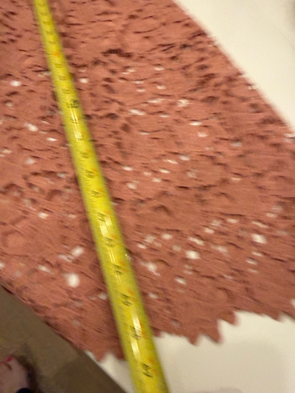 Astr Rose Blush Lace Midi Dress with Spaghetti Straps - Picture 9 of 10